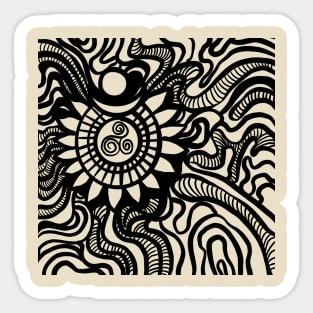 Psychedelic Art Sticker